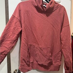 Seven7 Women's Washed Rose Hooded Sweatshirt